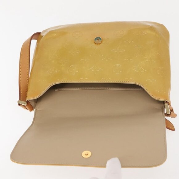 Authentic LOUIS VUITTON Monogram Vernis Thompson Street Bag Beige M91301 LV - Picture 2 of 16